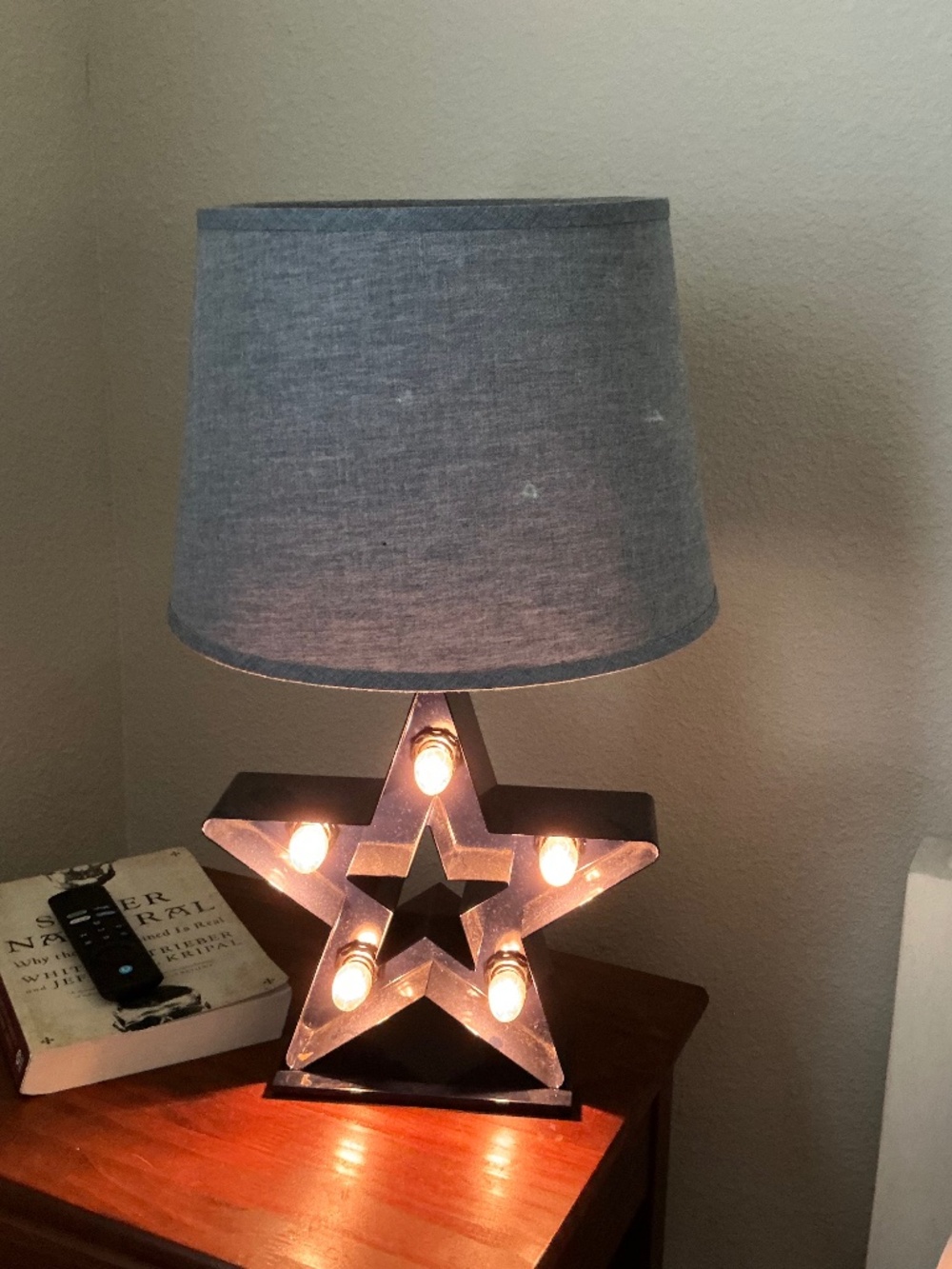 Pottery Barn Kids Blue Star Lamp